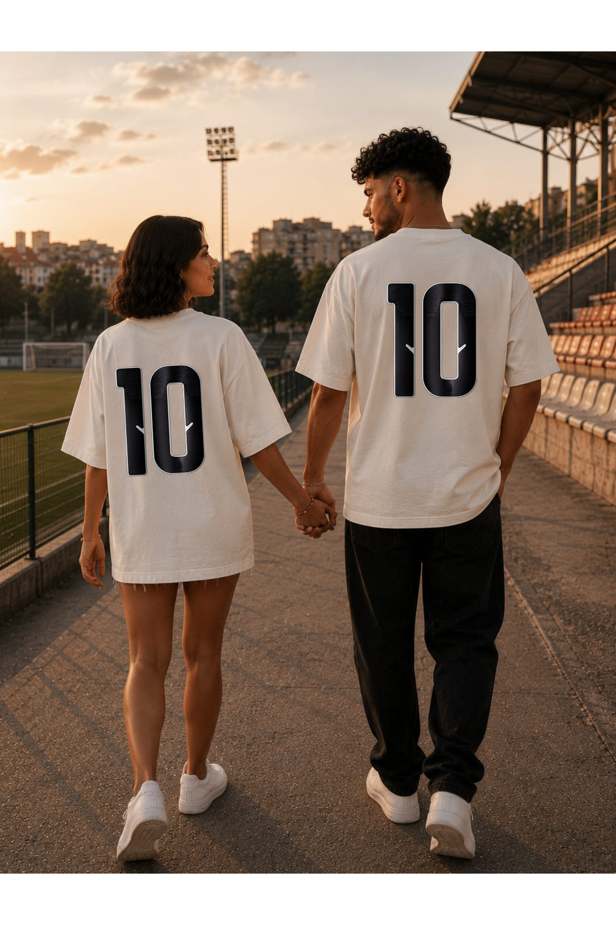 Unisex Çift Kombini Oversize Baskılı Tişört 0 Pamuk Sevgili Kombini Rahat Kalıp Streetwear Günlük Kullanım 2XS XS S M L XL 2XL 3XL 4XL 5XL 6XL 7XL 8XL 9XL - الصورة 2