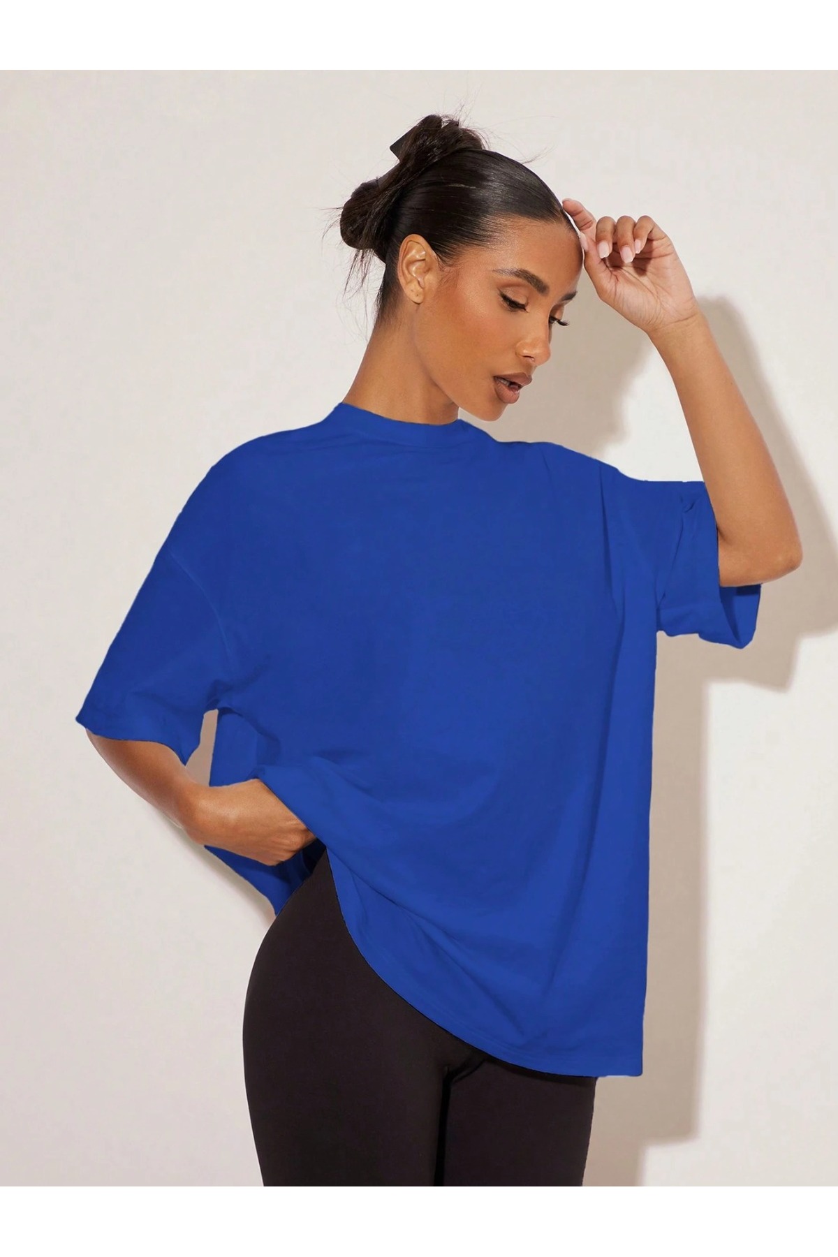 Unisex Oversize Düz Basic Tişört 0 Pamuk Rahat Kalıp Minimal Tasarım Günlük Kullanım Streetwear 2XS XS S M L XL 2XL 3XL 4XL 5XL 6XL 7XL 8XL 9XL - الصورة 2