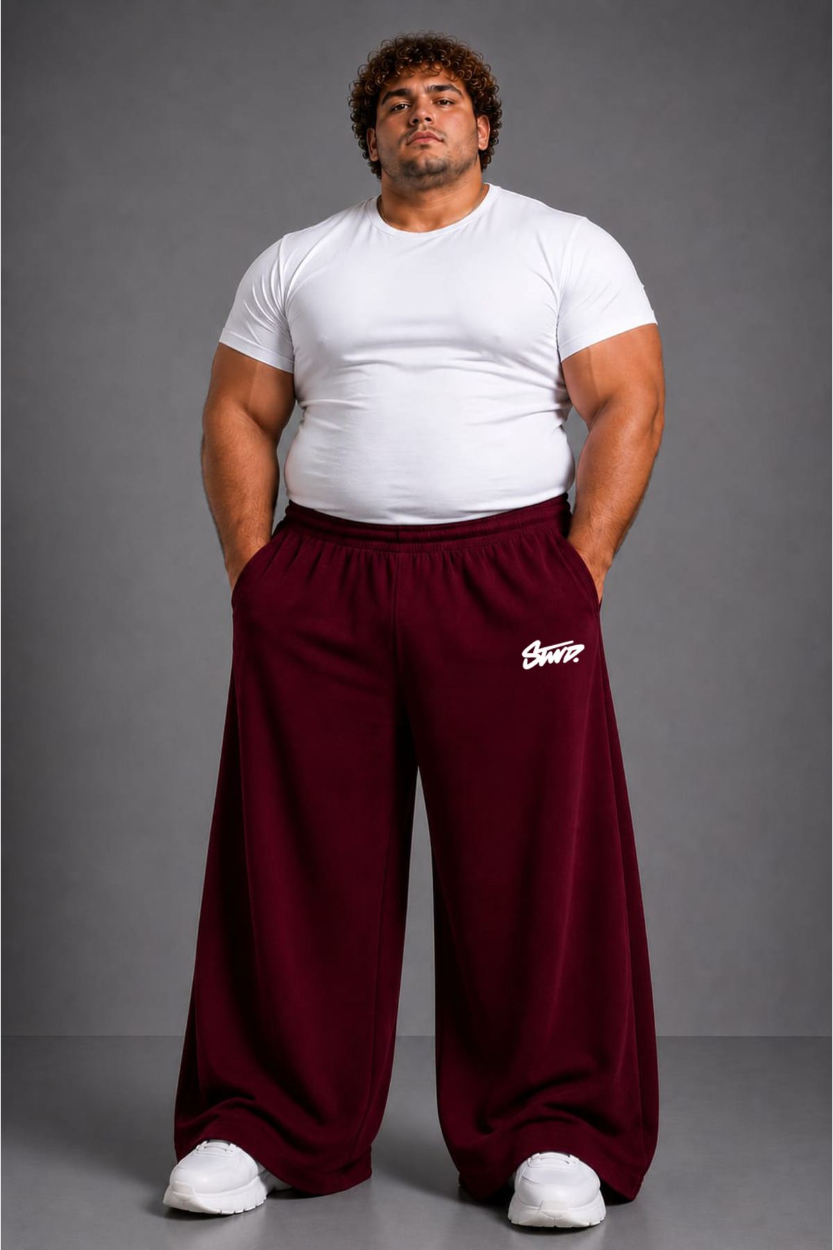 ERKRK Wide Leg 0 Pamuk Pantolon Rahat Günlük Stil