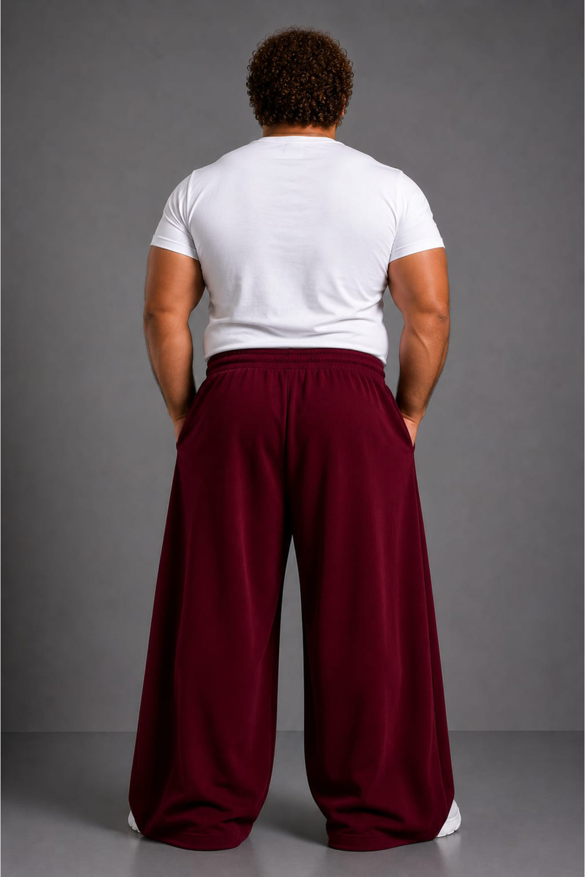 ERKRK Wide Leg 0 Pamuk Pantolon Rahat Günlük Stil - الصورة 3