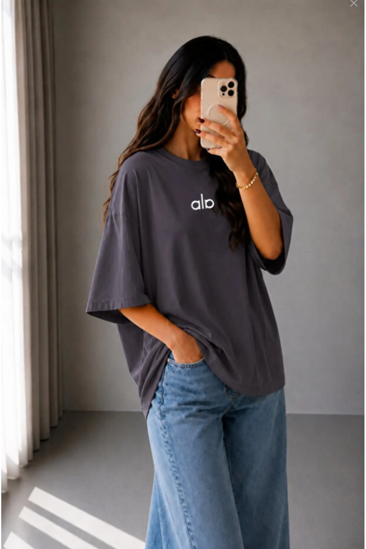 Kadın Oversize 0 Pamuk Casual Tişört Modern Günlük Stil - الصورة 2