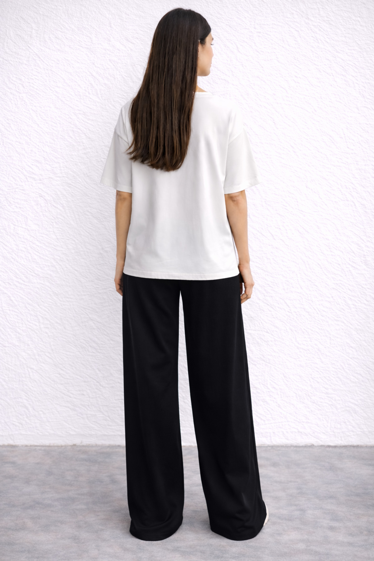 Kadın Oversize 2’li Takım 0 Pamuk Konforlu Tasarım Trend Stil - الصورة 2