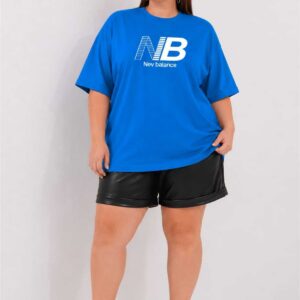 Büyük Beden Kadın Oversize Baskılı Basic Tişört Bisiklet Yaka Kısa Kollu Rahat Günlük Salaş Tişört L XL 2XL 3XL 4XL 5XL 6XL 7XL 8XL 9XL