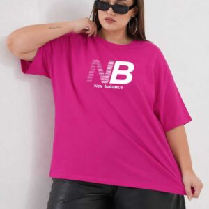 Büyük Beden Kadın Oversize Baskılı Basic Tişört Bisiklet Yaka Kısa Kollu Rahat Günlük Salaş Tişört L XL 2XL 3XL 4XL 5XL 6XL 7XL 8XL 9XL