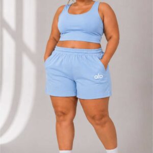 Kadın Büyük Beden Basic Şort Yüksek Bel Cepli Günlük Spor Şort Rahat Kesim L XL 2XL 3XL 4XL 5XL 6XL 7XL 8XL 9XL