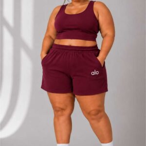 Kadın Büyük Beden Basic Şort Yüksek Bel Cepli Günlük Spor Şort Rahat Kesim L XL 2XL 3XL 4XL 5XL 6XL 7XL 8XL 9XL